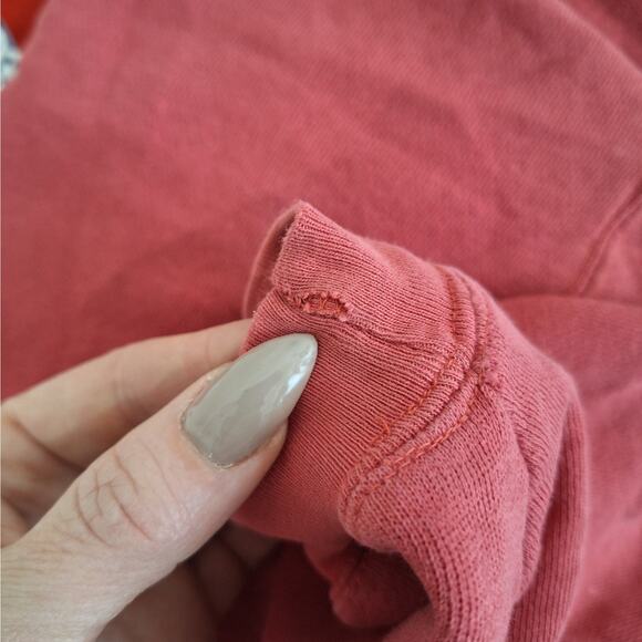 Vintage 80s 90s Espirit Cropped Sweatshirt Women Medium Logo Boxy Balloon Sleeve - Picture 7 of 9